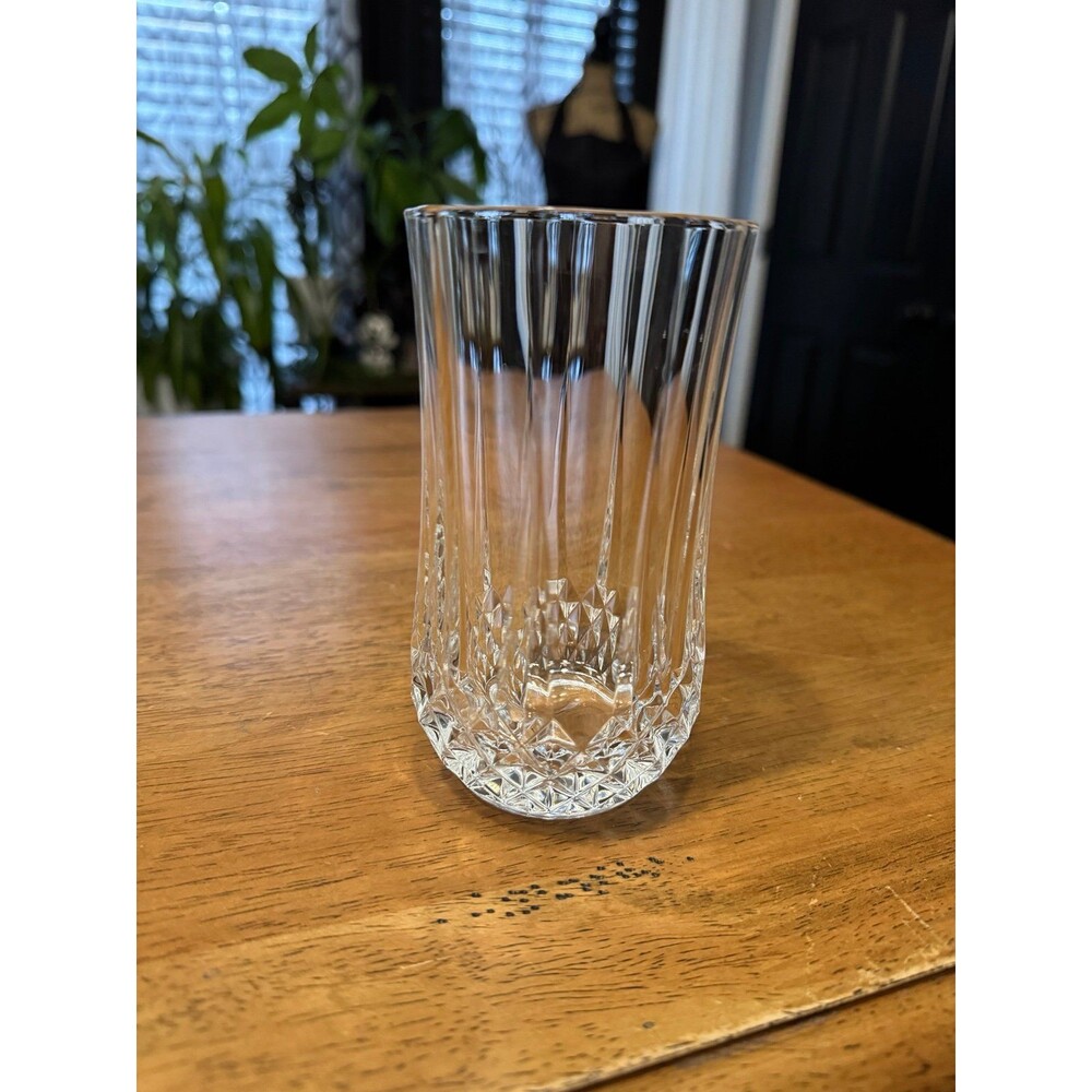Vintage Cristal D’Arques-Durand Longchamp Crystal Highballs Discontinued 5.25”